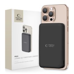 Externá batéria Tech-Protect Pb24 Lifemag Qi2 Magsafe Power Bank 10000Mah Black