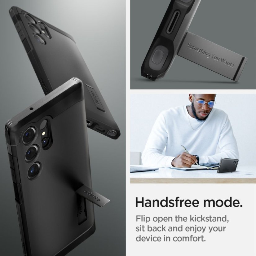 Tok Spigen Tough Armor Samsung Galaxy S24 Ultra Black
