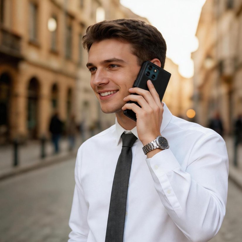 Kryt Tech-Protect Wallet Motorola Moto G57 Power / G67 Power Black