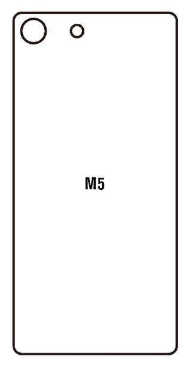 Hidrogél - hátsó védőfólia - Sony Xperia M5