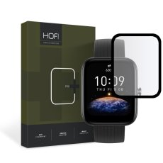 Edzett védőüveg Hydbridné Sklo Hofi Hybrid Pro+ Amazfit Bip 3 / 3 Pro Black
