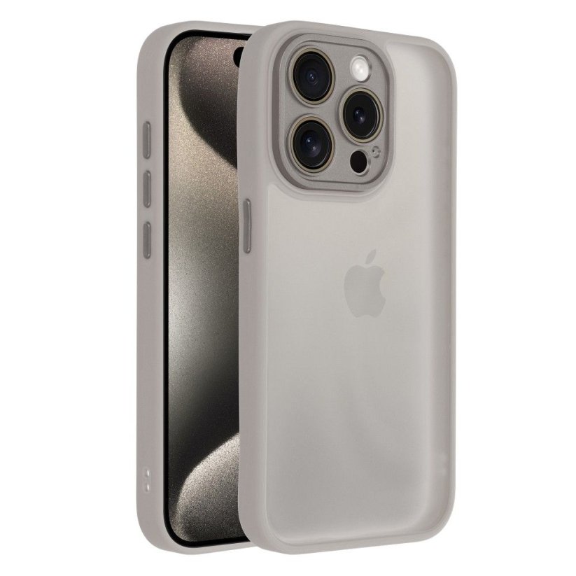 Kryt Ochranné sklo Variete Case iPhone 15 Plus Steel