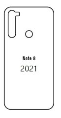 Hydrogel - zadná ochranná fólia - Xiaomi Redmi Note 8 2021 Hydrogel - zadná ochranná fólia - Xiaomi Redmi Note 8 2021