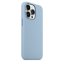 iPhone 13 Pro Silicone Case s MagSafe - Blue Fog design (bledomodrý)