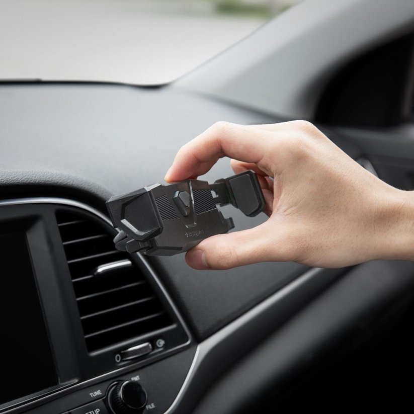 Držiak do auta Spigen Click.R Vent Car Mount Black