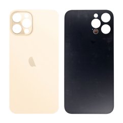 Apple iPhone 12 Pro - Sklo zadného housingu so zväčšeným otvorom na kameru (Gold)