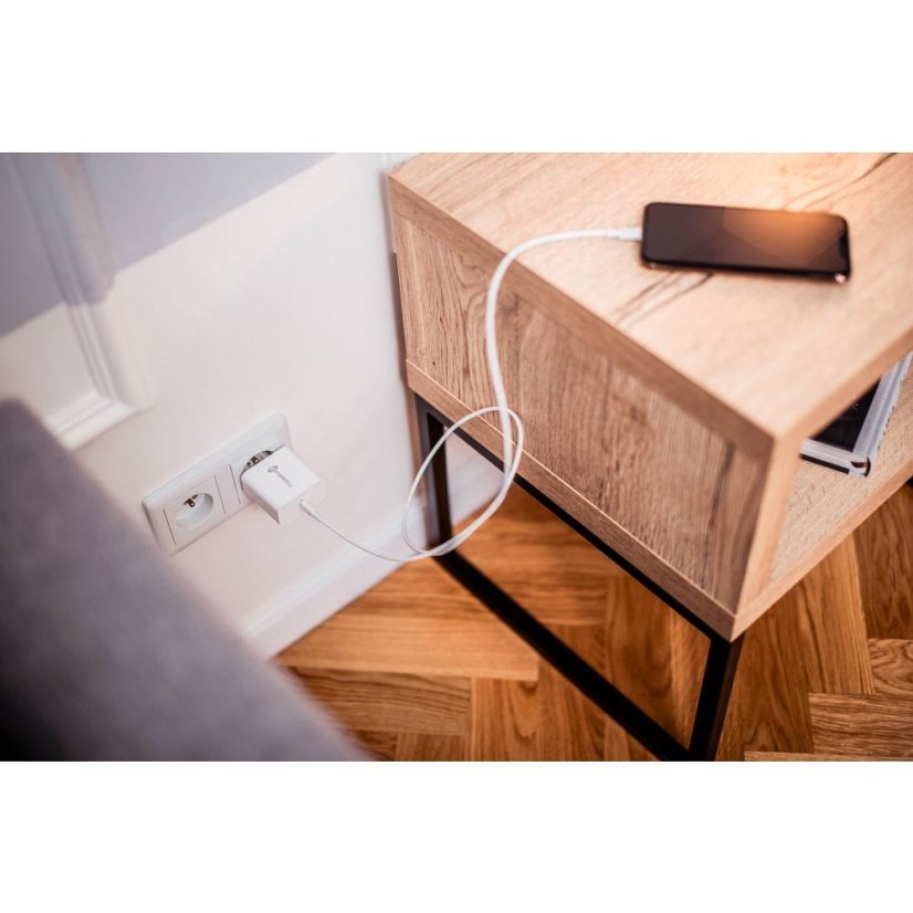 Phone Charger Forcell F-Energy USB C Qc4.0 Pd 3A 45W Tfk-Tc-45Wpd White