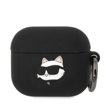 Karl Lagerfeld 3D Logo NFT Choupette Head silikónové púzdro pre Airpods 3 Black Karl Lagerfeld 3D Logo NFT Choupette Head silikónové púzdro pre Airpods 3 Black