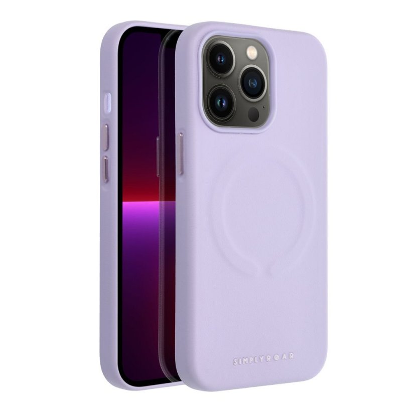 Kryt Roar Leather Mag Case - iPhone 13 Pro Purple