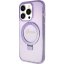 Kryt Original Faceplate Case Guess Guhmp15Xhrsgsu iPhone 15 Pro Max (s MagSafe / Glitter Script Logo / Ring Stand / Purple)