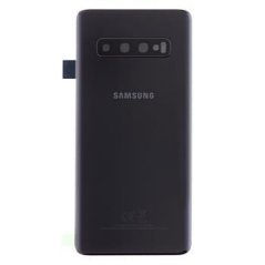 Samsung Galaxy S10 - Zadný kryt so sklíčkom zadnej kamery - čierny  (náhradný diel)