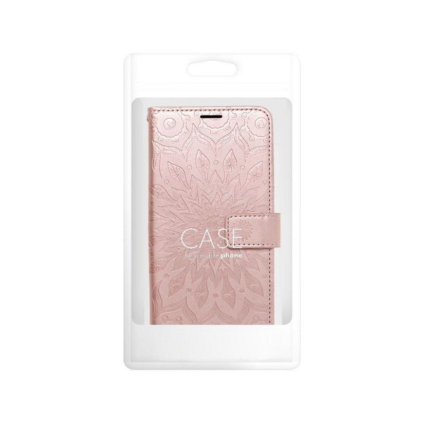 Kryt Mezzo Book Case Samsung Galaxy A22 5G Mandala Rose Gold