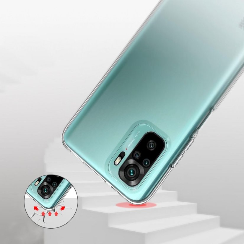 Kryt Case Xiaomi Redmi Note 10 5G Clear Case 2 mm Box Priesvitný