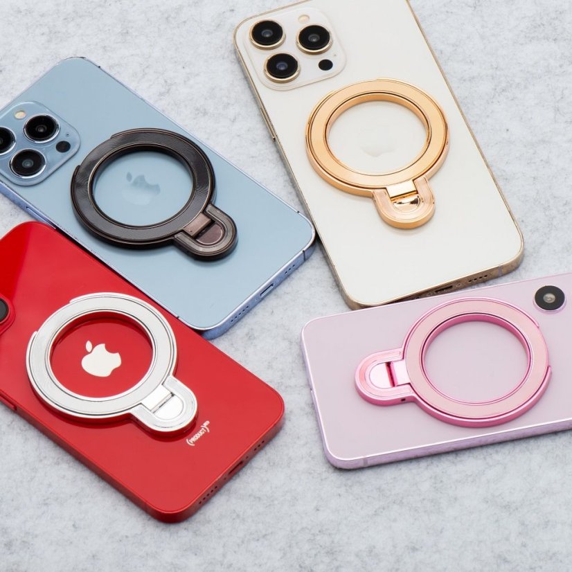 Phone Stand Circle - Stick-On - Pink