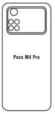 Hidrogél - hátsó védőfólia - Xiaomi Poco M4 Pro