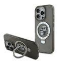 Karl Lagerfeld Ringstand Karl and Choupette MagSafe zadný kryt pre iPhone 16 Pro Max Black