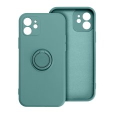 Kryt Silicone Ring Case iPhone 16 Plus Green