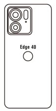 Hydrogel - zadná ochranná fólia - Motorola Edge 40
