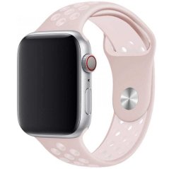 Remienok pre Apple Watch (42/44/45mm) Sport, pink-white (veľkosť L)