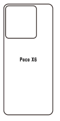 Hydrogel - zadná ochranná fólia - Xiaomi Poco X6 Hydrogel - zadná ochranná fólia - Xiaomi Poco X6