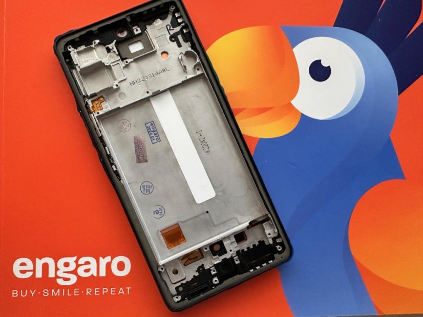 LCD kijelző + érintőképernyő Samsung Galaxy A53 5G kerettel