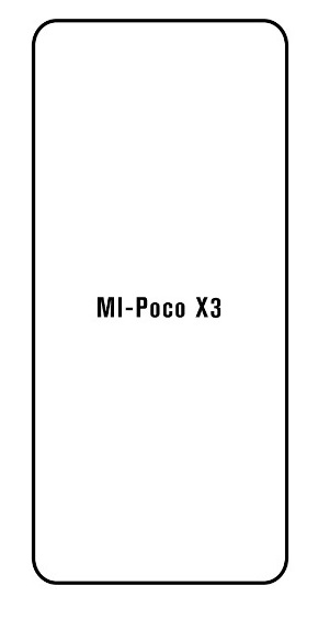 Hydrogel - ochranná fólia - Xiaomi Poco X3