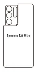 Hydrogel - zadná ochranná fólia - Samsung Galaxy S21 Ultra 5G