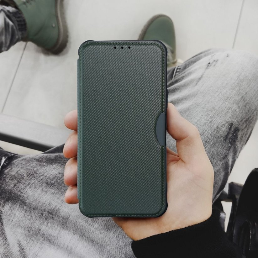 Kryt Razor Book Samsung Galaxy A25 5G Dark Green