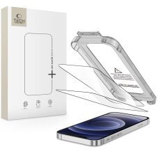 Ochranné tvrdené sklo Tech-Protect Quick Set+ 2-Pack iPhone 12 / 12 Pro Black Ochranné tvrdené sklo Tech-Protect Quick Set+ 2-Pack iPhone 12 / 12 Pro Black