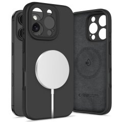 Kryt Tech-Protect Liquid Silicone Magsafe iPhone 16 Pro Max Black Kryt Tech-Protect Liquid Silicone Magsafe iPhone 16 Pro Max Black