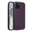 Kryt Leather Mag Cover Case iPhone 15 Dark Violet