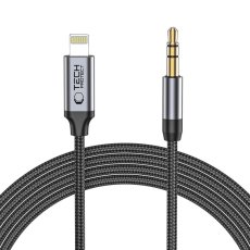 Kábel Tech-Protect Ultraboost Lightning to Aux mini Jack 3.5mm Cable 100cm Black