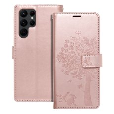 Kryt Mezzo Book Case Samsung Galaxy S22 Ultra strom Rose Gold