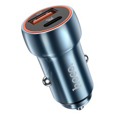 Nabíjačka auta Car Charger Hoco USB A + USB C Pd Qc3.0 3A 20W Z46A Sapphire Blue