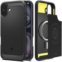 Kryt Spigen Rugged Armor Mag Magsafe iPhone 16 Plus Matte Black Kryt Spigen Rugged Armor Mag Magsafe iPhone 16 Plus Matte Black