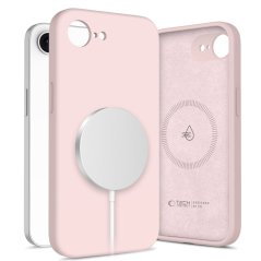 Kryt Tech-Protect Liquid Silicone Magsafe iPhone 16E Pink Pearl Kryt Tech-Protect Liquid Silicone Magsafe iPhone 16E Pink Pearl