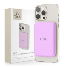 Externá batéria Tech-Protect Pb10 Lifemag Magsafe Power Bank 5000Mah Lilac