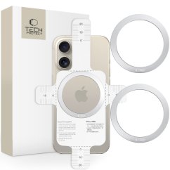 Kryt Tech-Protect mmp-110 2v1 Magnetic Magsafe Ring Silver & Silver