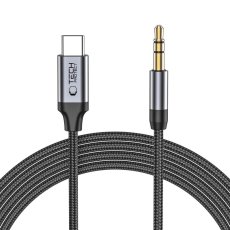 Kábel Tech-Protect Ultraboost Type-C to Aux mini Jack 3.5mm Cable 100cm Black