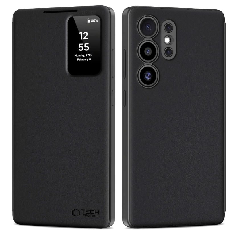 Kryt Tech-Protect Smart Wallet Samsung Galaxy S25 Ultra Matte Black