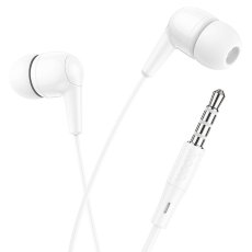 Fejhallgató vezeték fülhallgató csatlakozó 3,5 mm Hoco M97 White