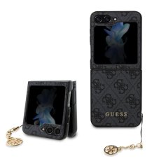 Guess 4G Charm tok a Samsung Galaxy Z Flip 5 szürke modellhez