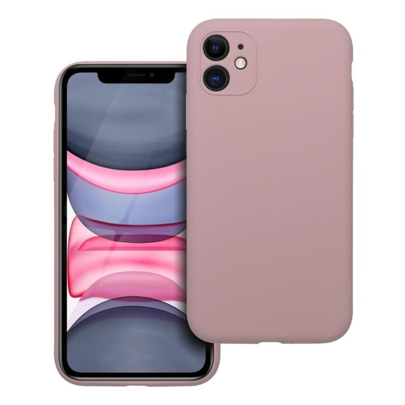 Kryt Case Silicone 2mm iPhone 11 Sand Pink