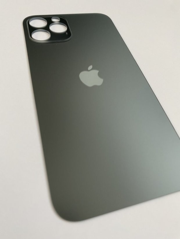 Apple iPhone 12 Pro Max - Sklo zadného housingu so zväčšeným otvorom na kameru (Graphite)