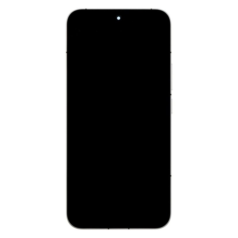 Kijelző kerettel Xiaomi 15T Pro Gray (Service Pack - eredeti pótalkatrész)