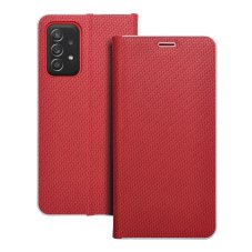 Kryt Flip Case Samsung Galaxy A52 5G / A52 LTE ( 4G ) / A52S 5G Luna Book Carbon Red
