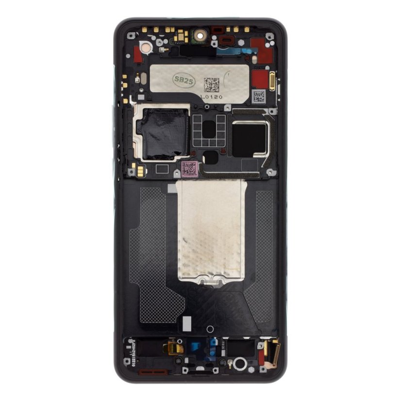 Kijelző kerettel a Xiaomi 15 Ultra Black készülékhez (Service Pack - eredeti pótalkatrész)