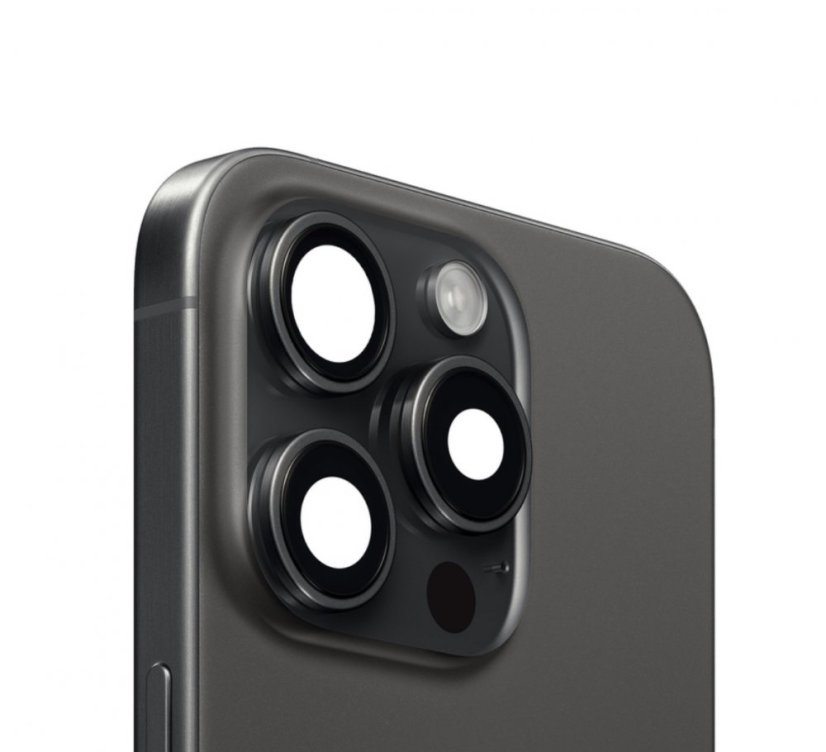 Apple iPhone 15 Pro - Zadný housing s predinštalovanými dielmi s predinštalovanými dielmi (Black Titanium)