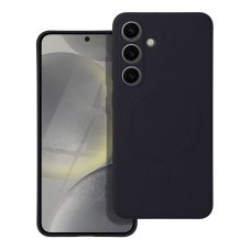 Kryt Case Samsung Galaxy S24 Silicone Mag Cover s MagSafe (Camera Protection) Black