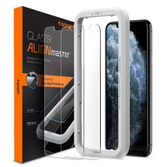Ochranné tvrdené sklo Spigen Alm Glas.Tr Slim 2-Pack iPhone 11 / XR Clear
